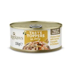 Applaws Taste Toppers Chicken, Carrots & Courgette In Jelly Wet Dog Food Tins - 12 X 156g