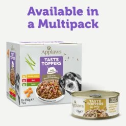 Applaws Taste Toppers Chicken, Carrots & Courgette In Jelly Wet Dog Food Tins - 12 X 156g -Hills || ROYAL CANIN Sales Applaws Taste Toppers Dog Tin Chicken Carrots Courgette Jelly 12x156g vetshop 7