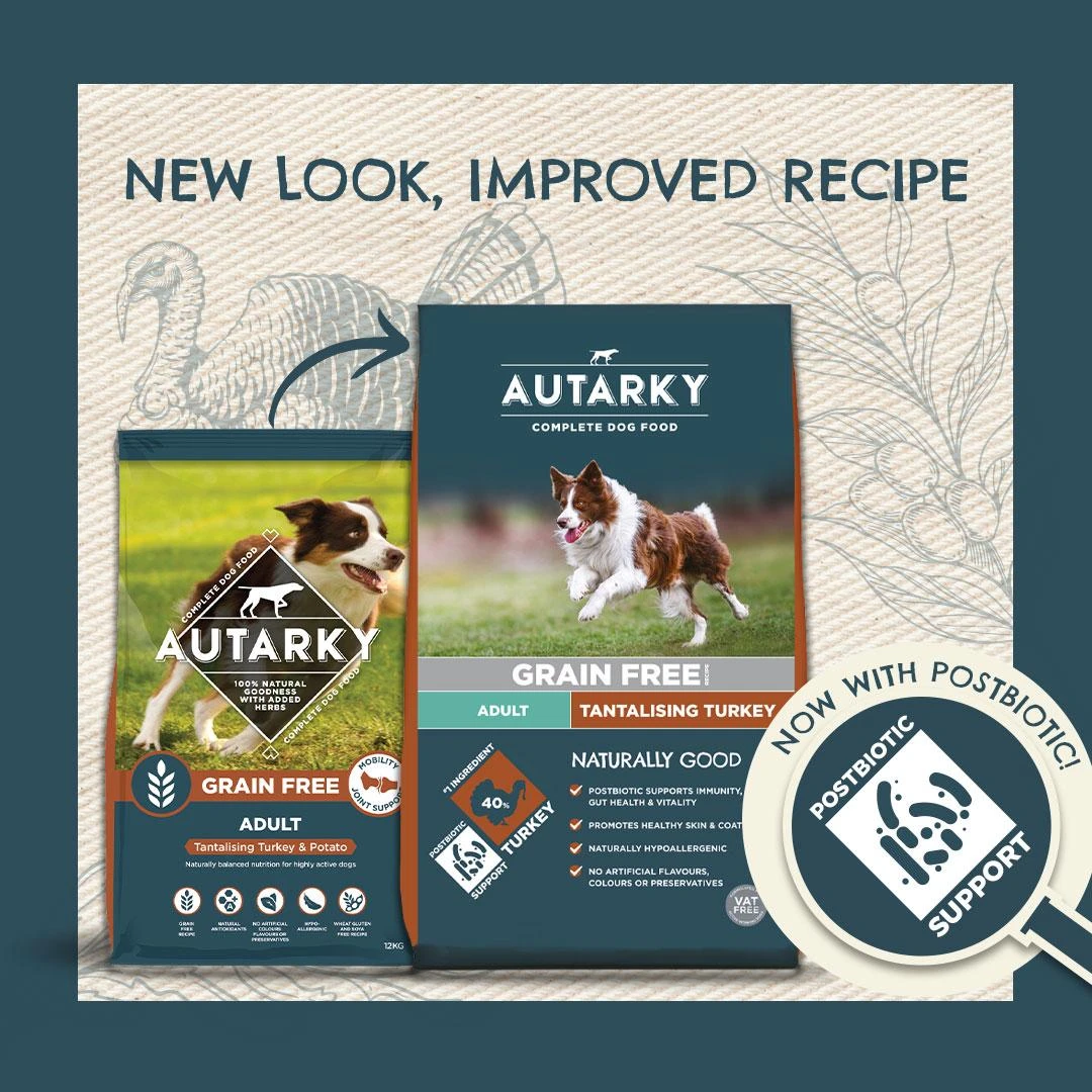 Autarky Adult Tantalising Turkey Dry Dog Food - 12kg *Improved Recipe, Transition Advised 3 Autarky Adult Tantalising Turkey Dry Dog Food - 12kg *Improved Recipe, Transition Advised