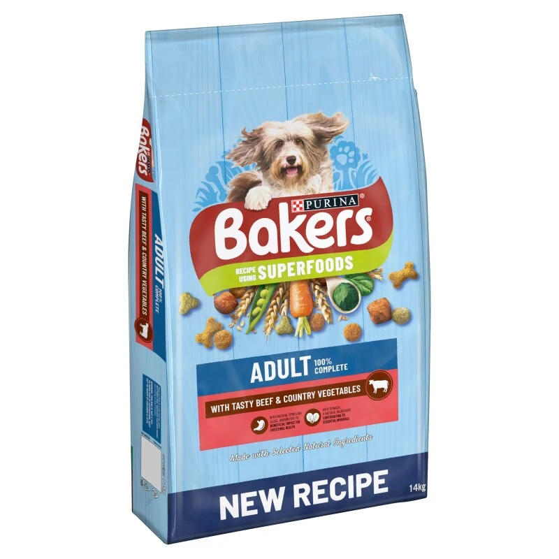 Bakers Complete Beef & Veg Dry Dog Food - 14kg 4 Bakers Complete Beef & Veg Dry Dog Food - 14kg - Image 2