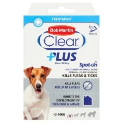Bob Martin Flea & Ticks Clear Plus Spot On Small Dog (2-10 Kg) - 3 Pack