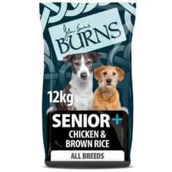 Burns Senior Chicken & Brown Rice Medium & Large Breed Dry Dog Food - 12kg