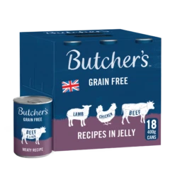 Butchers Meaty Recipe Wet Dog Food Cans - 18 X 400g