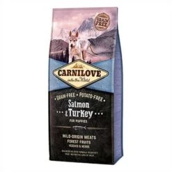 Carnilove Grain-Free Salmon & Turkey Dry Puppy Food - 12kg