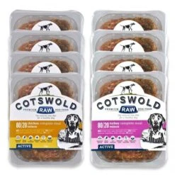 Cotswold RAW Active Chicken & Turkey Mince Raw Dog Food Pack - 16 X 1kg