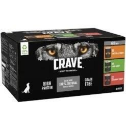 Crave Grain Free Adult Wet Dog Food Cans In Pate - 6 X 400g 14 Crave Grain Free Adult Wet Dog Food Cans In Pate - 6 X 400g -Hills || ROYAL CANIN Sales Crave Grain Free Adult Wet Dog Food Cans In Pate 6 x 400g vetshop 3