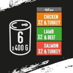 Crave Grain Free Adult Wet Dog Food Cans In Pate - 6 X 400g 15 Crave Grain Free Adult Wet Dog Food Cans In Pate - 6 X 400g -Hills || ROYAL CANIN Sales Crave Grain Free Adult Wet Dog Food Cans In Pate 6 x 400g vetshop 4