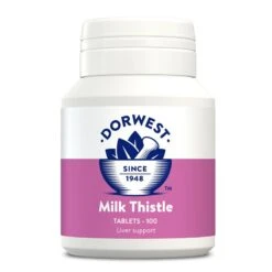 Dorwest Milk Thistle Tablets For Dogs & Cats - 100 Tablets