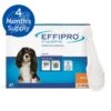Effipro Spot On Flea & Tick Treatment For Small Dogs (2-10kg) - 4 Pack
