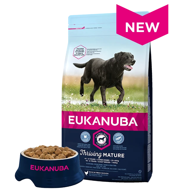 Eukanuba Thriving Mature Large Breed Dry Dog Food Chicken - 12kg 3 Eukanuba Thriving Mature Large Breed Dry Dog Food Chicken - 12kg
