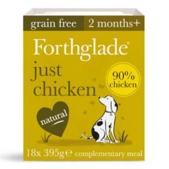 Forthglade Just Chicken Grain Free Dog Food 18Pack - 395G