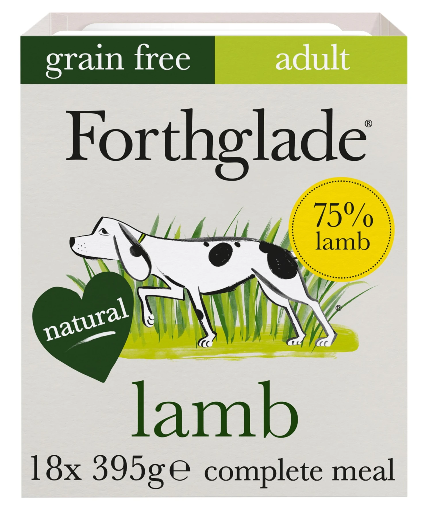 Forthglade Complete Adult Lamb & Veg, Grain Free Dog Food - 18 X 395G 3 Forthglade Complete Adult Lamb & Veg, Grain Free Dog Food - 18 X 395G
