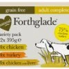 Forthglade Complete Adult Poultry Variety Pack Grain Free Wet Dog Food - 12 X 395g -Hills || ROYAL CANIN Sales Forthglade Complete Adult Variety Pack Grain Free Wet Dog Food 18 x 395g vetshop 1