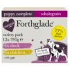 Forthglade Complete Puppy Wholegrain Variety Chicken/Duck With Oats & Veg - 12 X 395g -Hills || ROYAL CANIN Sales Forthglade Complete Puppy Wholegrain Variety Chicken Duck with Oats Veg 12x395g vetshop 1