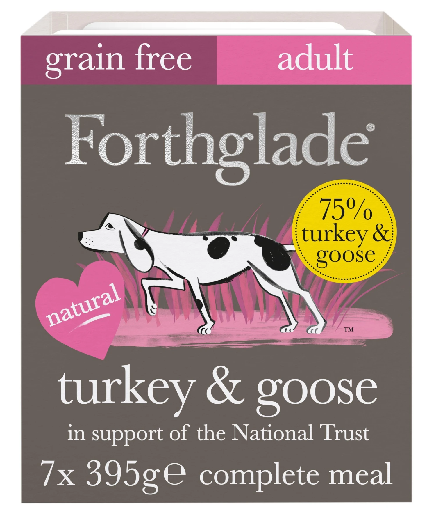 Forthglade Gourmet Turkey And Goose Grain Free Dog Food - 7 X 395g 3 Forthglade Gourmet Turkey And Goose Grain Free Dog Food - 7 X 395g