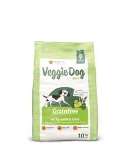Green Petfood VeggieDog Grain Free Adult Dry Dog Food - 10kg