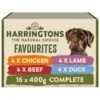 Harringtons Grain Free Adult Mixed Flavour Wet Dog Food Favourites Pack- 16x400g -Hills || ROYAL CANIN Sales Harringtons Grain Free Adult Mixed Flavour Wet Dog Food Favourites Pack 16x400g vetshop 1