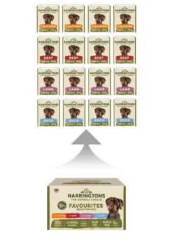 Harringtons Grain Free Adult Mixed Flavour Wet Dog Food Favourites Pack- 16x400g -Hills || ROYAL CANIN Sales Harringtons Grain Free Adult Mixed Flavour Wet Dog Food Favourites Pack 16x400g vetshop 4