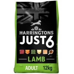 Harringtons Just 6 Lamb & Veg Dry Dog Food - 12kg 3 Harringtons Just 6 Lamb & Veg Dry Dog Food - 12kg