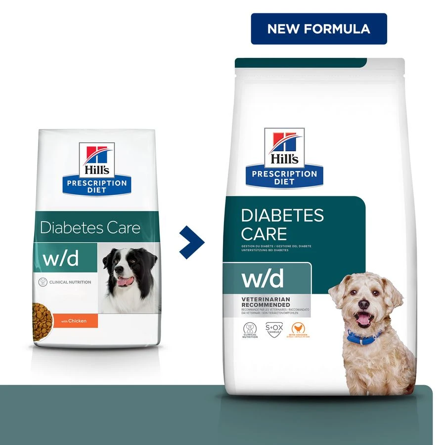 Hill's Prescription Diet W/D Diabetes Care Dry Dog Food - 4kg 7 Hill's Prescription Diet W/D Diabetes Care Dry Dog Food - 4kg - Image 5