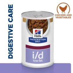 Hill's Prescription Diet I/d Low Fat Chicken & Veg Stew For Dogs - 12x354g
