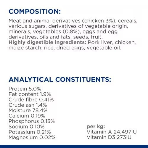 Hill's Prescription Diet I/d Low Fat Chicken & Veg Stew For Dogs - 12x354g 8 Hill's Prescription Diet I/d Low Fat Chicken & Veg Stew For Dogs - 12x354g - Image 6