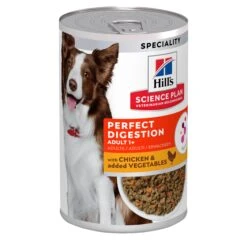 Hills Hill's Science Plan Adult Perfect Digestion Chicken & Veg Wet Dog Food Cans - 12 X 363g