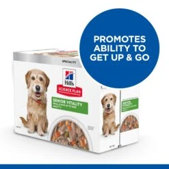 Hills Hill's Science Plan Senior Vitality Mature Adult Small & Mini Dog Stew With Chicken & Vegetables - 12x80g -Hills || ROYAL CANIN Sales Hills Science Plan Senior Vitality Mature Adult Small Mini Dog Stew with Chicken Vegetables 12x80g vetshop 6