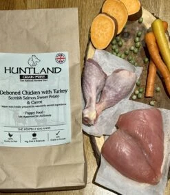 Huntland Deboned Chicken Turkey Grain Free Dry Puppy Food - 10kg + 2kg FREE -Hills || ROYAL CANIN Sales Huntland Deboned Chicken and Turkey Grain Free Puppy Food 12kg vetshop 3