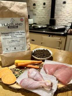 Huntland Deboned Chicken Turkey Grain Free Dry Puppy Food - 10kg + 2kg FREE -Hills || ROYAL CANIN Sales Huntland Deboned Chicken and Turkey Grain Free Puppy Food 12kg vetshop 4