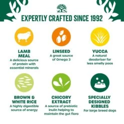 James Wellbeloved Adult Large Breed Complete Dry Dog Food Lamb - 15kg -Hills || ROYAL CANIN Sales James Wellbeloved Lamb Rice Adult Large Breed Dog Food 15kg vetshop 4