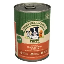 James Wellbeloved Puppy Chicken, Rice And Vegetable In Loaf Wet Dog Food Cans - 12 X 400g -Hills || ROYAL CANIN Sales James Wellbeloved Puppy Chicken Rice and Vegetable in Loaf Can 400g vetshop 3