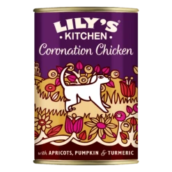 Lily's Kitchen Coronation Chicken Dog Food Tins - 6 X 400g