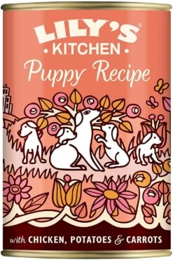 Lily's Kitchen Puppy Chicken Dinner Wet Dog Food Tins - 6 X 400g