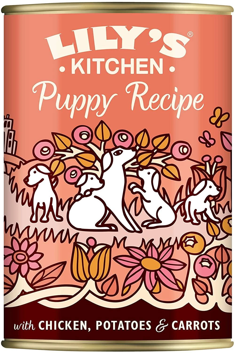 Lily's Kitchen Puppy Chicken Dinner Wet Dog Food Tins - 6 X 400g 3 Lily's Kitchen Puppy Chicken Dinner Wet Dog Food Tins - 6 X 400g