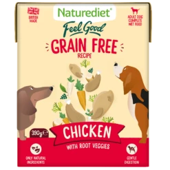 Naturediet Feel Good Grain Free Recipe Chicken Dog Food - 18 X 390g
