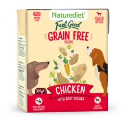 Naturediet Feel Good Grain Free Recipe Chicken Dog Food - 18 X 390g -Hills || ROYAL CANIN Sales Naturediet Feel Good Grain Free Chicken dog food 18 390g vetshop 3