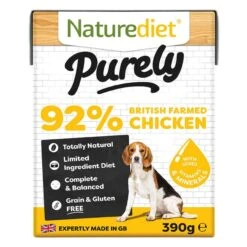 Naturediet Purely Chicken Dog Food - 18 X 390g