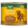 Natures Menu Country Hunter 80% Turkey & Duck Wet Dog Food Cans - 6 X 600g -Hills || ROYAL CANIN Sales Natures Menu Country Hunter Turkey Duck Wet Dog Food Can 6 x 600G vetshop 1