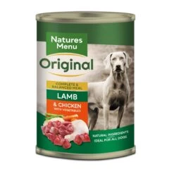 Natures Menu Lamb With Chicken Wet Dog Food Cans - 12 X 400g
