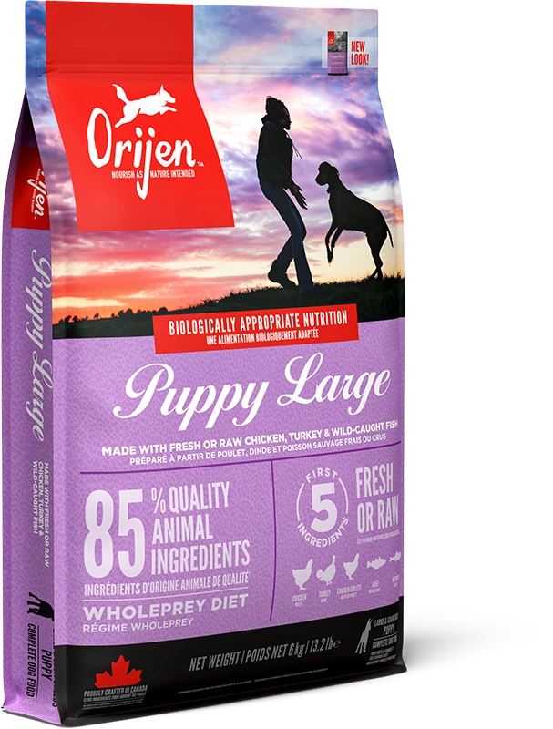 Orijen Large Breed Dry Puppy Food - 6kg 3 Orijen Large Breed Dry Puppy Food - 6kg