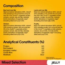 Pedigree Adult Mixed Selection In Jelly Wet Dog Food Pouches - 80 X 100g -Hills || ROYAL CANIN Sales Pedigree Adult Mixed Selection in Jelly Wet Dog Food Pouches 80 x 100g vetshop 7