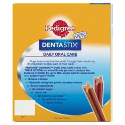 Pedigree Dentastix Daily Adult Medium Dog Treats 105 X Dental Sticks - 2.7kg -Hills || ROYAL CANIN Sales Pedigree Dentastix Medium Dog Treats 105 Sticks vetshop 99