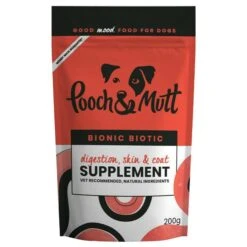 Pooch & Mutt Bionic Biotic Skin, Coat + Digestion Supplement - 200g