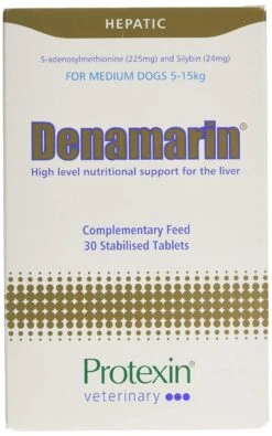 Protexin Denamarin Liver Supplement Tablets For Medium Dogs - 30 Pack