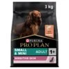 PRO PLAN Small & Mini Adult Dry Dog Food Sensitive Skin Rich In Salmon - 3kg -Hills || ROYAL CANIN Sales Purina Pro Plan Small Mini Adult For Sensitive Skin With Salmon Dry Dog Food 3kg vetshop 1