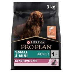 PRO PLAN Small & Mini Adult Dry Dog Food Sensitive Skin Rich In Salmon - 3kg