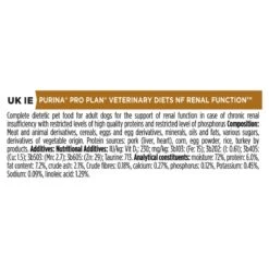 Pro Plan Veterinary Diet Canine NF Renal Wet Dog Food - 12 X 400G -Hills || ROYAL CANIN Sales Purina Veterinary Diet Canine NF Renal Wet Dog Food 12x400G vetshop 3