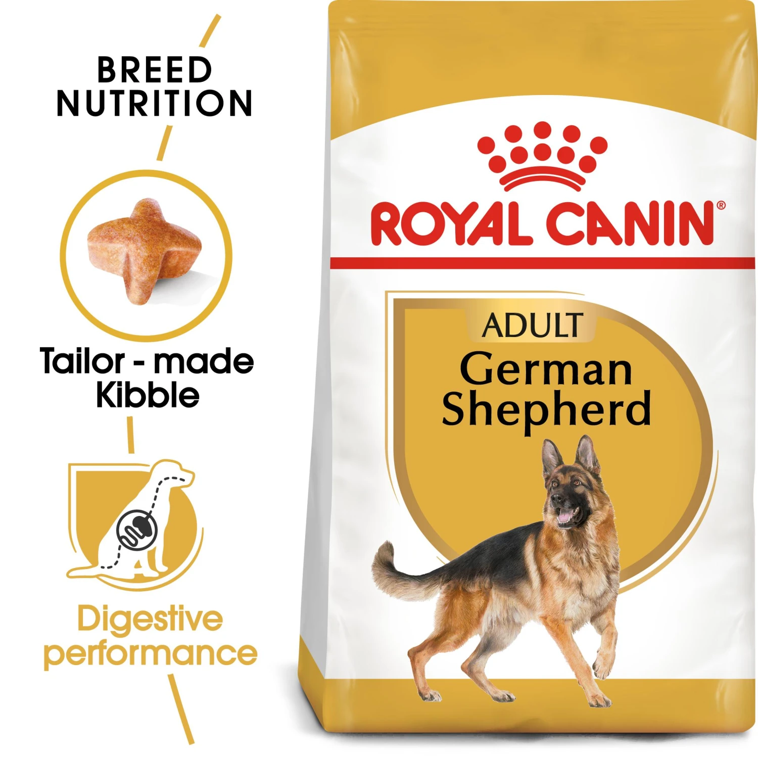 Royal Canin Adult German Shepherd Dry Dog Food - 3kg 3 Royal Canin Adult German Shepherd Dry Dog Food - 3kg