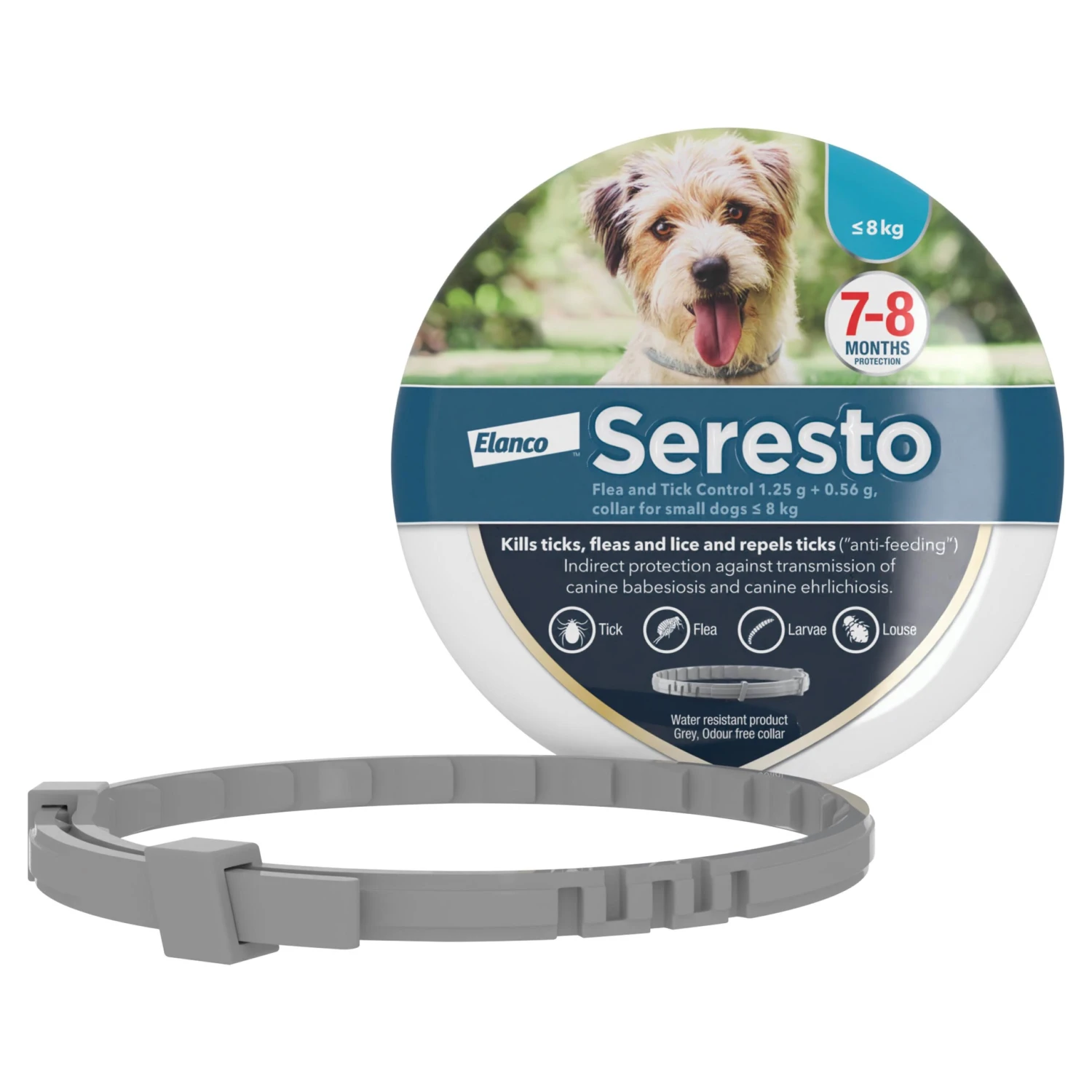 Seresto Flea & Tick Control Collar For Small Dogs 8kg Or Under 4 Seresto Flea & Tick Control Collar For Small Dogs 8kg Or Under - Image 2